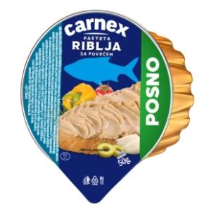 Pašteta CARNEX riblja sa povrćem 50g