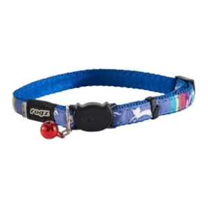 ROGZ Neocat ogrlica za mačke sa zvoncem 20-31cm plava