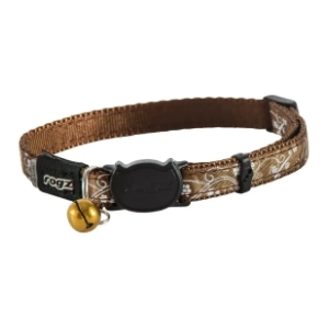 ROGZ SilkyCat ogrlica za mačke 20-31cm bronze