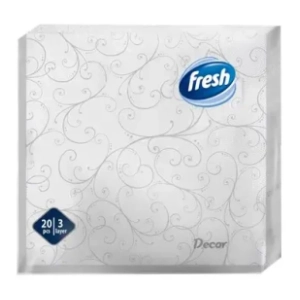 Salvete FRESH Silver 3sloja 20kom