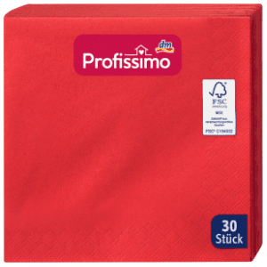 Salvete PROFISSIMO crvene 3sloja 30kom