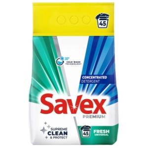 SAVEX Fresh deterdžent za veš 45 pranja (3,6kg)