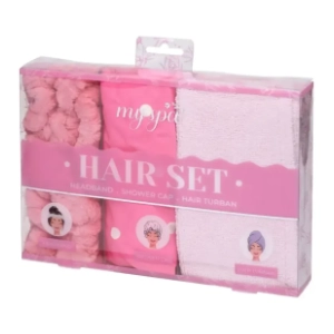 Set za kosu MY SPA roze MS96