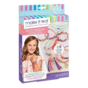 Set za pravljenje narukvica Golden MAKE IT REAL