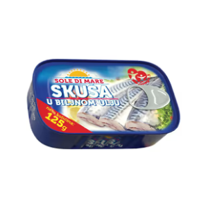 SOLE DI MARE Skuša u biljnom ulju 125g