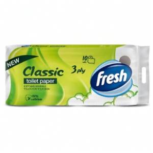 Toalet papir FRESH exclusive 3sloja 10kom