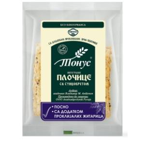TONUS Integralne pločice sa suncokretom 120g