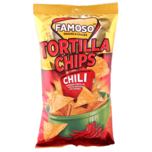 Tortilla FAMOSO čips chili 150g