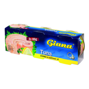 Tunjevina GIANA komadi u ulju 3x80g