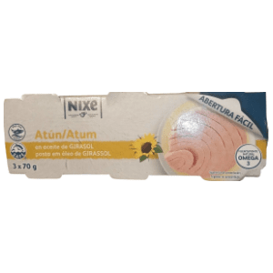 Tunjevina NIXE komadi u suncokretovom ulju 3x70g