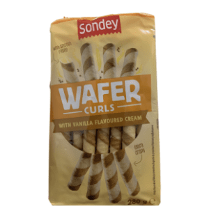 Vafl roleri SONDEY vanila 280g