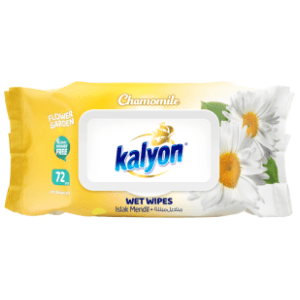 Vlažne maramice KALYON flower garden kamilica 72kom