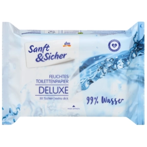 Vlažni toaletni papir SANFT&SICHER 99% vode 50kom