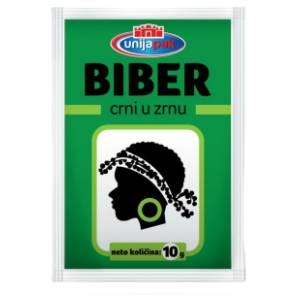 Biber u zrnu UNIJAPAK 10g