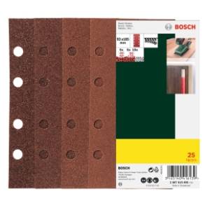 BOSCH 2607019495 set 25-delni brusnih listova za vibracionu brusilicu