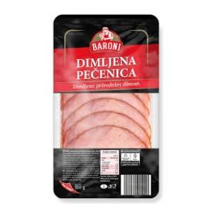 Dimljena pečenica narezak BARONI 100g