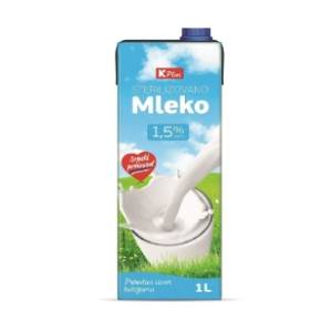 Dugotrajno mleko K PLUS 1,5%mm 1l