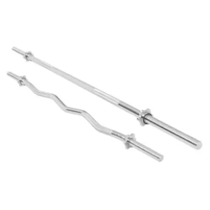GORILLA SPORTS duga ravna 170 cm + EZ šipka 120 cm sa maticama