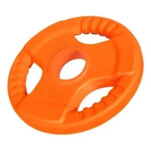 GORILLA SPORTS narandžasti gumirani olimpijski teg 2.5 kg