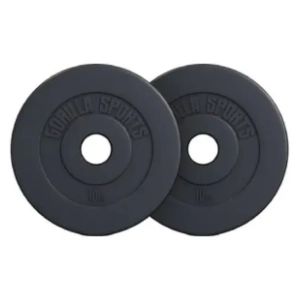 GORILLA SPORTS set plastičnih olimpijskih tegova 20 kg 2 x 10 kg