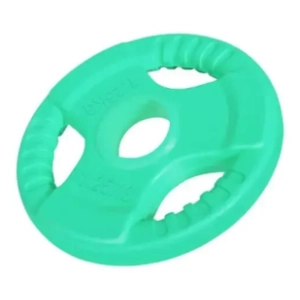 GORILLA SPORTS zeleni gumirani olimpijski teg 1.25 kg