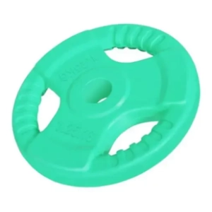 GORILLA SPORTS zeleni gumirani teg 1.25 kg
