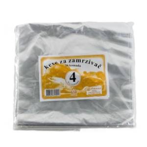 NIKSAN kese za zamrzivač glatke 4kg 30kom