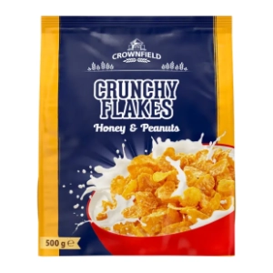 Pahuljice CROWNFIELD sa medom i kikirikijem 500g