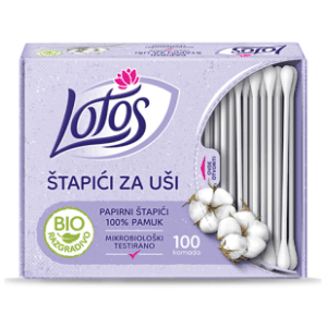 Štapići za uši LOTOS  100kom