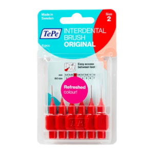 TEPE ISO 2 Original interdentalne četkice crvene 6kom