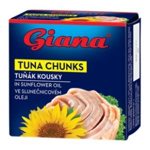 Tunjevina GIANA komadi u suncokretovom ulju 80g