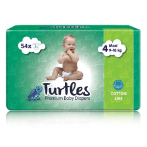 TURTLES pelene 4 54kom