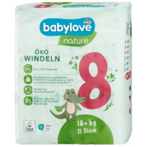BABYLOVE pelene nature 8 21kom
