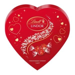Bombonjera LINDT Lindor milk srce 160g
