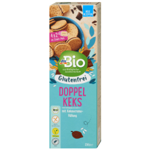 DM BIO sendvič keks bez glutena 230g