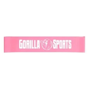 GORILLA SPORTS roze elastična traka za vežbanje 0.4 mm