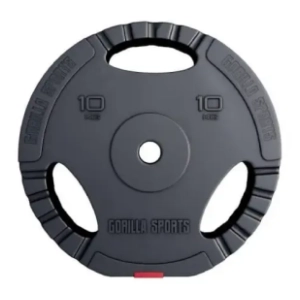 GORILLA SPORTS plastični teg sa rukohvatima 10 kg