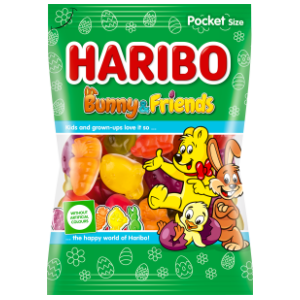 Gumene bombone HARIBO bunny & friends 90g