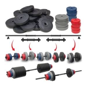 IRON SPORT 118kg set tegova 2+1 šipka