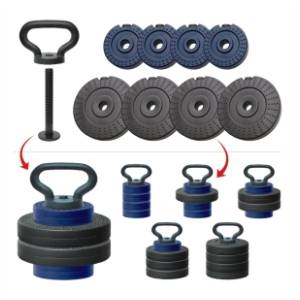 IRON SPORT podesivo rusko zvono kombinacija RZ-3