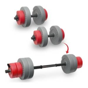 IRON SPORT set od 8 tegova 20 kg i 2+1 šipka
