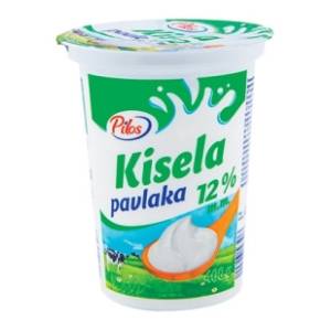 Kisela pavlaka PILOS 12%mm 400g