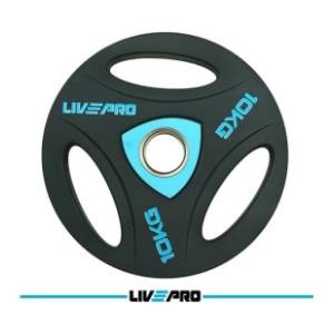 LivePro Premium olimpijski urethan teg sa hvatom 10kg LP8020
