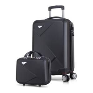 MYVALICE set kofera Zoozie Bags Diamond crni 2kom 1406
