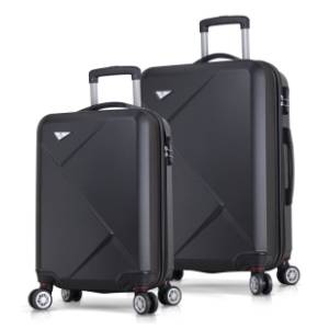 MYVALICE set kofera Zoozie Bags Diamond crni 2kom 8015