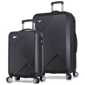 MYVALICE set kofera Zoozie Bags Diamond crni  2kom 8022