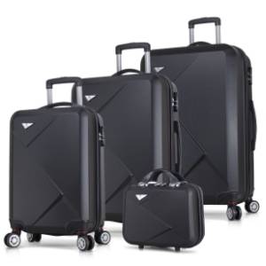 MYVALICE set kofera Zoozie Bags Diamond crni 4kom 1369