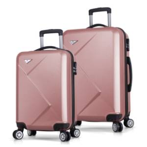 MYVALICE set kofera Zoozie Bags Diamond roze 2kom 6851