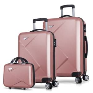 MYVALICE set kofera Zoozie Bags Diamond roze 3kom 8367