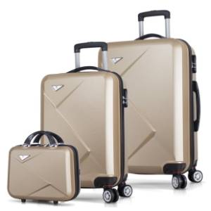 MYVALICE set kofera Zoozie Bags Diamond zlatna 3kom 8350